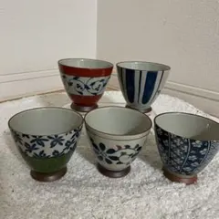 【新品】有田焼　清秀　湯飲み 5個セット
