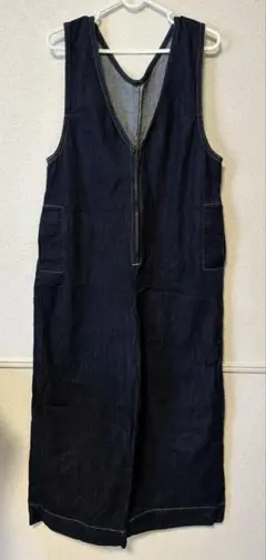 CIAOPANICTYPY ダークデニム Vネック サロペット