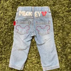 ディズニー　デニム　パンツ　80