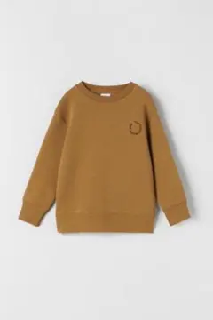 【新品未使用】zarakids ザラキッズ　刺繍スウェットシャツ　トレーナー