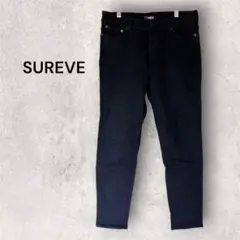 レーヴ ストレッチ スキニーパンツ ブラック 67-93 美脚　シンプル