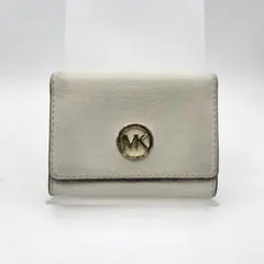 マイケルコース　名刺入れ　カードケース　財布　ホワイト