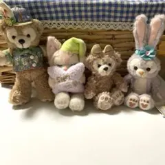 ダッフィー ステラルー リーナベル シェリーメイ ぬいぐるみキーホルダー まとめ