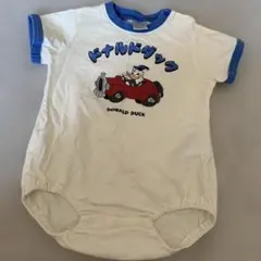Disney baby ドナルドダックロンパース　80
