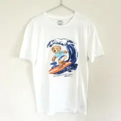美品！POLO Ralph Lauren ポロベア　サーフィンTシャツ　ホワイト