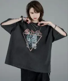 【美品】ADRER ヴィンテージ レトロロゴプリント 半袖Tシャツ XXSサイズ