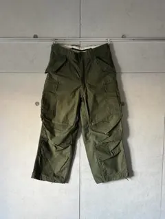 M65カーゴパンツ 実物 スモールショート 美品 S-S M-65 72年 ライナー付 米軍実物 カーゴパンツ スモール