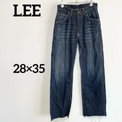 Lee ストレートデニム ネイビーブルー アメカジ 古着コーデ