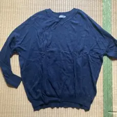 BACK NUMBER 長袖セーター　L