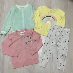 36mpekkle もこもこパーカー薄手パーカー　ロンT 薄手パンツセット