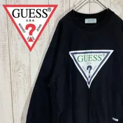 【オススメ】ゲス ジーンズ スウェット 肉厚 ビッグロゴ デザイン 常田大希