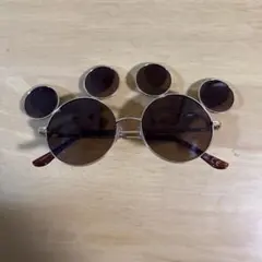 猫耳風ブラウンレンズサングラス