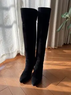 DIANA ダイアナ 黒 ブーツ 23.5cm 7.5cmヒール 2WAY 美品