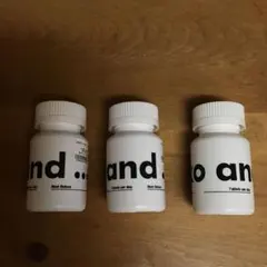 ニコアンド…サプリメント ボトル 3個セット