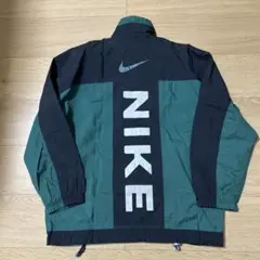90s00s NIKEナイロンジャケット白タグ刺繍ロゴカーキグリーン短丈Y2K 2025年最新】NIKE ナイロンジャケット 90s グリーンの人気