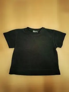 COMME CA ISMブラック Tシャツ 80