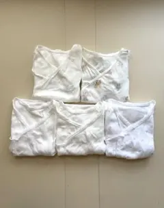 ベビー肌着 5枚セット_(ジェラピケ2枚、日本製3枚)