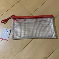 Kept クリアペンケース レッド 筆箱