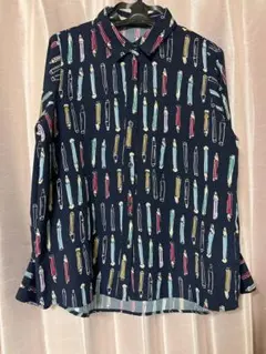 柄シャツ Mouth Valley 個性的 古着 vintage 冬 秋 春