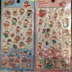 クレヨンしんちゃん　うるちゅるドロップシール2枚セット【公式ライセンス商品】