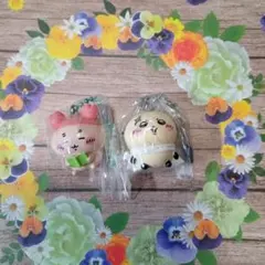 ちいかわビスケット ラッコ＆古本屋 ストラップ 2個セット