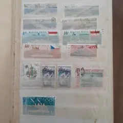 使用済古切手、　海外。