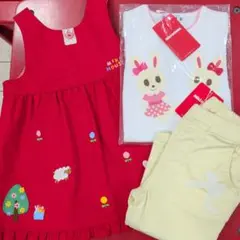 ミキハウス女の子用セット