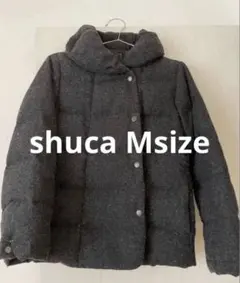 shuca ダウンジャケット Mサイズ ダークグレー