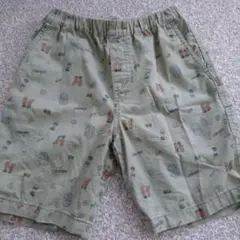 ユニクロキッズ イージーショートパンツ 130㎝ グリーン