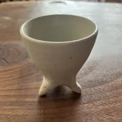 三足　陶磁器の　盃　ぐい呑み　小鉢