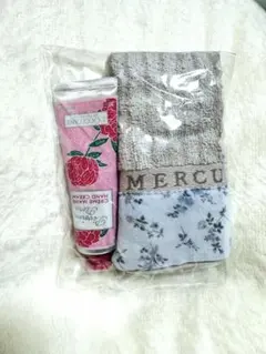 【新品】L'OCCITANE ハンドクリーム＋MERCURYDUO ハンカチ