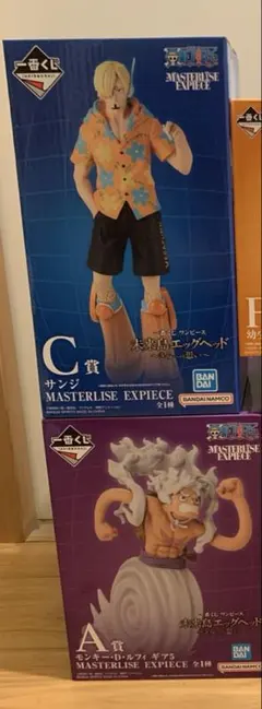 一番くじ　ワンピース　A賞　ルフィ　C賞　サンジ　フィギュア　セット