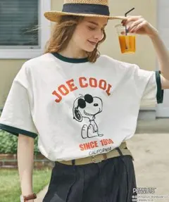 《新品》SNOOPY　ヴィンテージプリント 半袖Tシャツ　JOE COOLのサムネイル