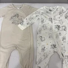 ロンパース カバーオール2枚セット エイチアンドエム まとめ売り ディズニー