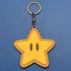 任天堂　マリオ　スター　ストラップ　キーホルダー