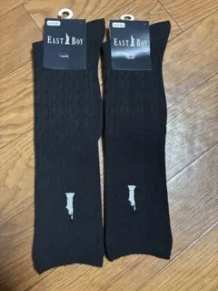EASTBOY　ハイソックス黒2足セット