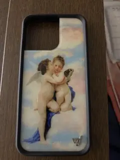 天使の絵画デザイン iPhone15pro max用ケース