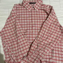 TOMMY HILFIGER 長袖シャツ L 赤系チェック