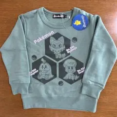 新品未使用　ポケモン、クワッス、ニャオハ、ホゲータ　トレーナー裏起毛　110