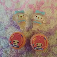 新品★マイメロ★ジビッツ★サンダルアクセサリー★４個★