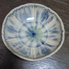 新品未使用】陶芸家イムサエム 染付 花紋輪花楕円皿 - メルカリ