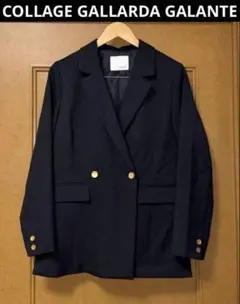 美品★コラージュ ガリャルダガランテ★金ボタン ダブルブレストジャケット　紺色