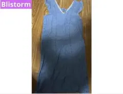 Blistorm デニム ノースリーブワンピース　重ね着