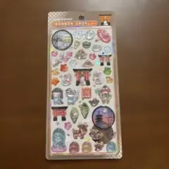 【正規品】ボンボンドロップシール　和柄　古都めぐり 匿名配送