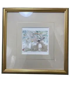 加藤卓男 原画 シルクロード幻想 幸兵衛窯 陶板画 額装