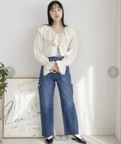 LOWRYS FARM フリルショートボレロLSのサムネイル