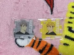 ハイキュー！ アクリルパズルキーホルダー 稲荷﨑高校 宮兄弟 宮 侑 宮 治