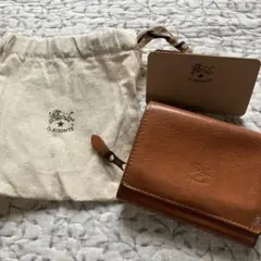 IL BISONTE 三つ折り財布 ブラウン　イルビゾンテ