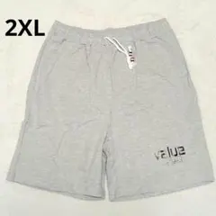 グレー スウェット ショートパンツ 2XL トレーニングウェア