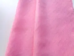 4-19-7 手染め八掛地２枚【ピンク色】総63㎝ 地紋あり 古布 美品